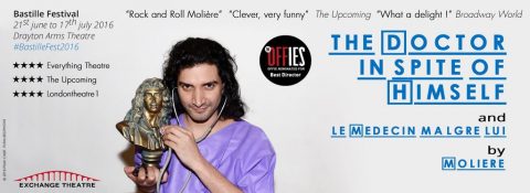 bannière pièce de théâtre le médecin malgré lui molière
